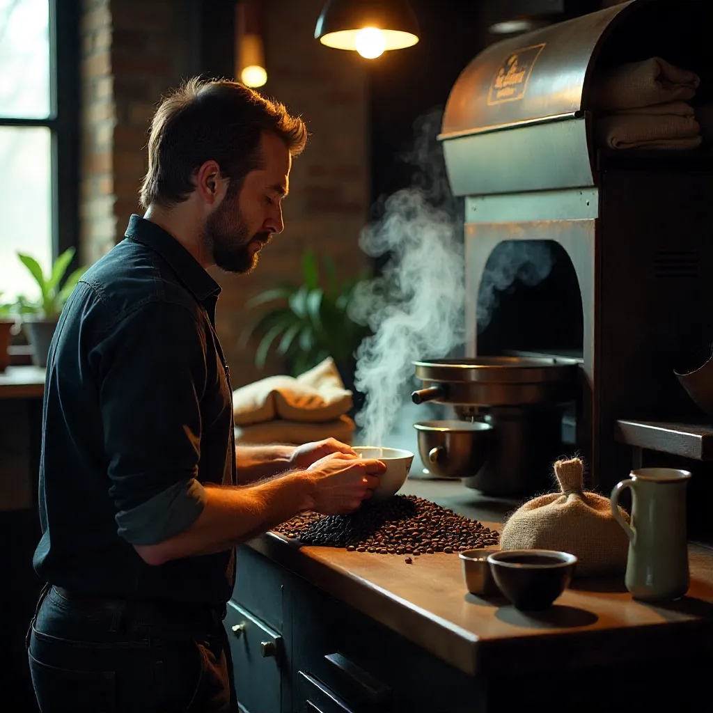 Dark roast coffee blend